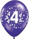 Number 4 Party Balloons